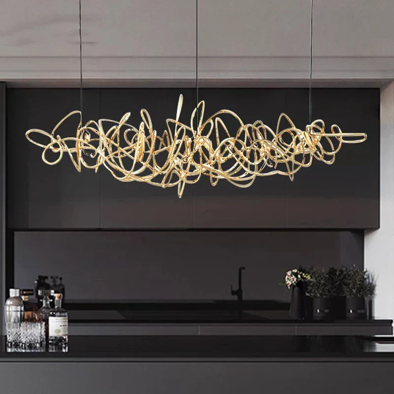 ثريات DecorBites™ المعلقة LED لإضاءة غرف المعيشة والطعام العصرية