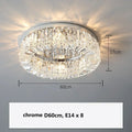 Lustre suspendu en cristal doré DecorBites™ pour éclairage de salle à manger moderne