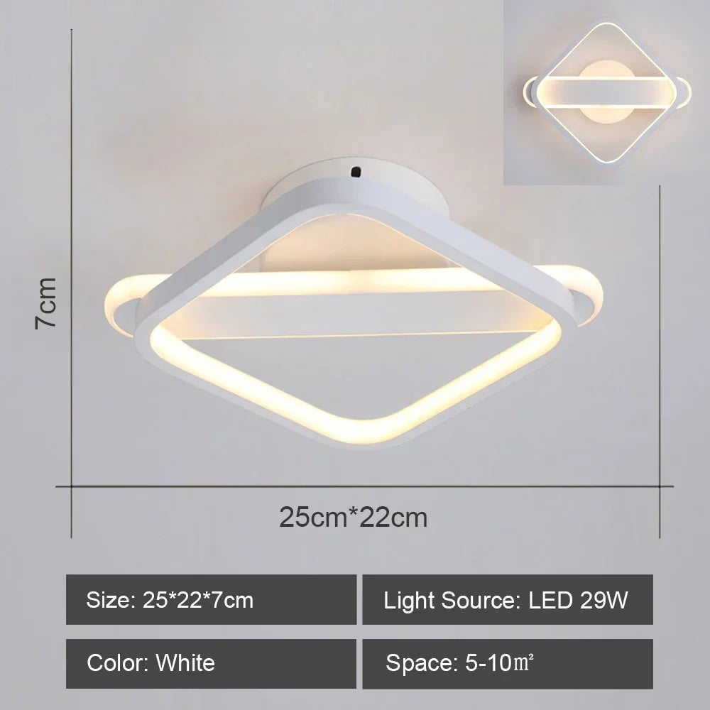 DecorBites™ LED Ceiling Light for Modern Living Room Bedroom Lighting