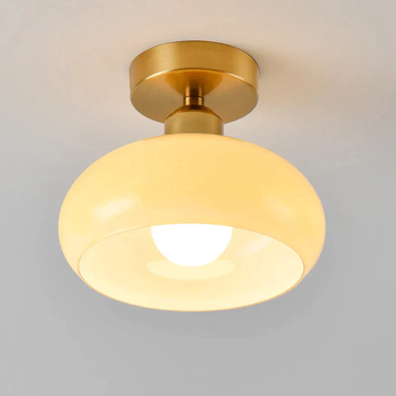 مصباح سقف ذهبي من DecorBites™ LED للمنزل والفنادق وغرف النوم وغرف المعيشة - وحدة إضاءة عصرية