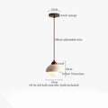 DecorBites™ Iron Yellow Travertine LED Pendant Light for Bedside Dining Living Room