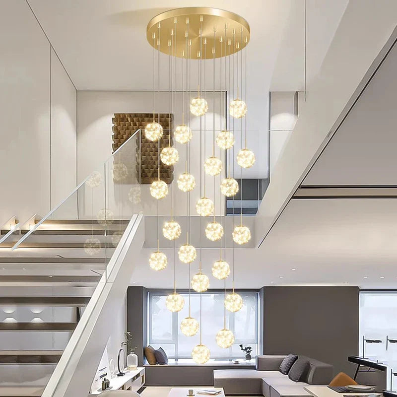 ثريات قلادة LED من DecorBites™ لديكور المنزل العصري والإضاءة الداخلية