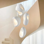 Wabi Sabi Irregular White Pendant Light, E27
