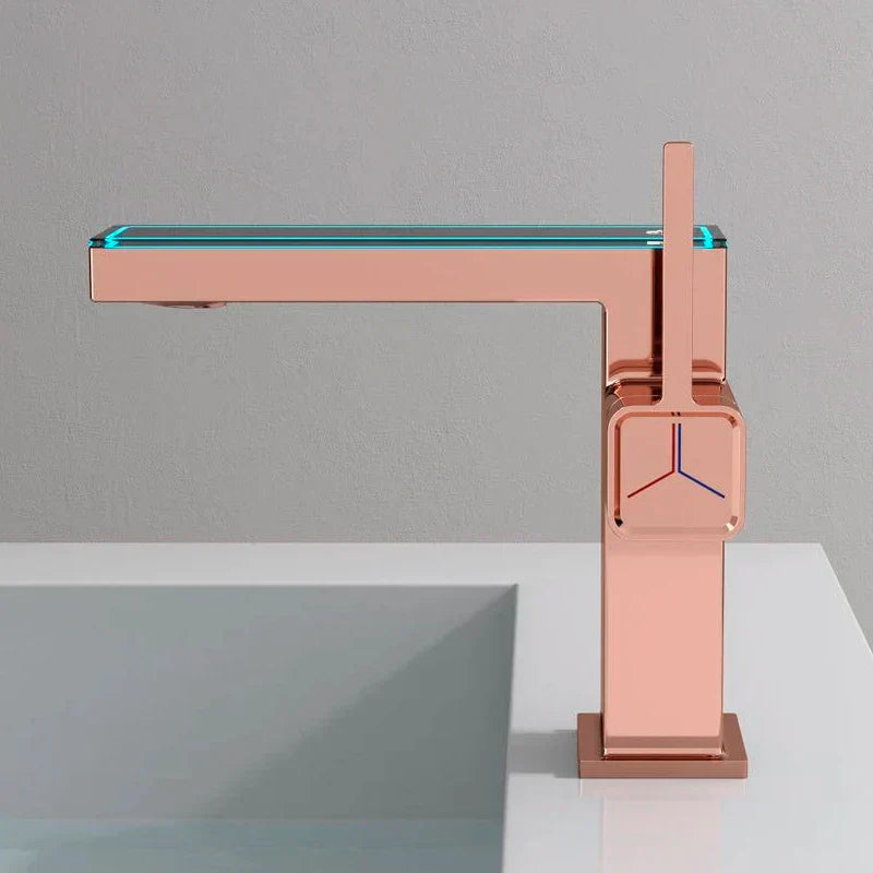 DecorBites™ Gun Grey Digital Display Basin Faucet