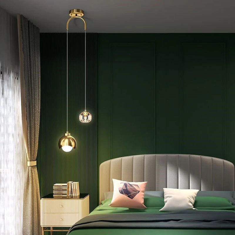 Modern Glass Globe Pendant Light