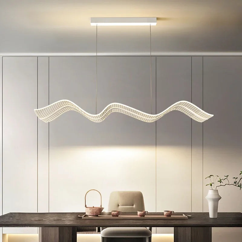DecorBites™ مصباح معلق LED مموج لغرفة المعيشة وديكور المطبخ - مصابيح داخلية معلقة