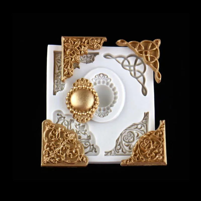 قالب زخرفة الدانتيل DecorBites™ للفوندان والشوكولاتة وحرف الراتنج بالأشعة فوق البنفسجية