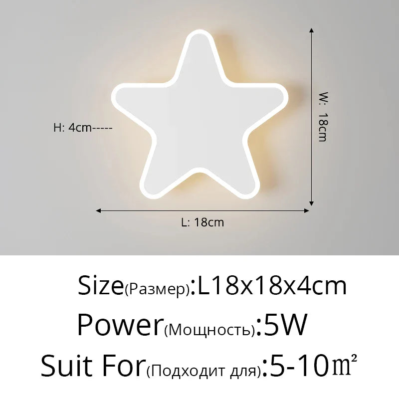 DecorBites™ LED Wall Sconces White Fixtures for Bedroom Aisle Bedside Table Closet Lighting