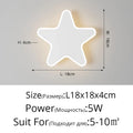 DecorBites™ LED Wall Sconces White Fixtures for Bedroom Aisle Bedside Table Closet Lighting