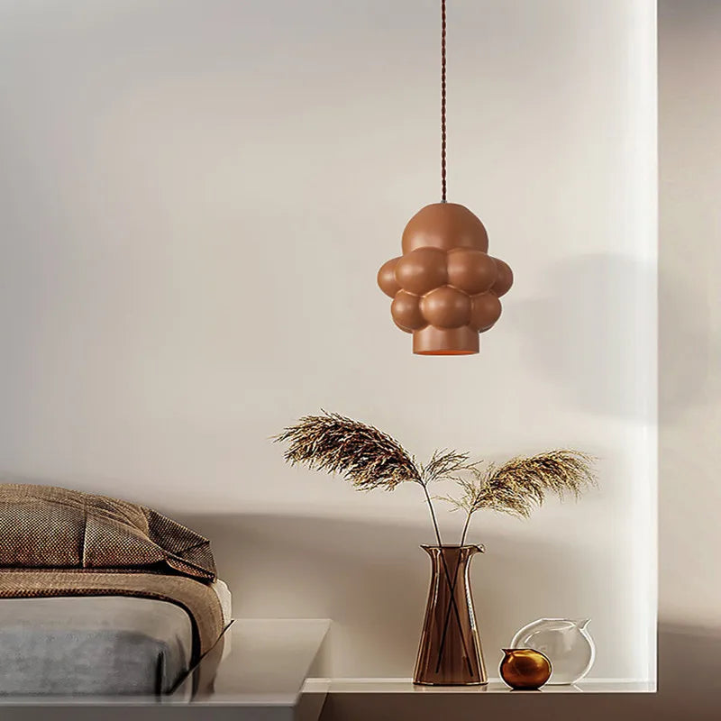 DecorBites™ Creamy Wind LED Chandelier: Nordic Wabi Sabi Dining Room Lighting for Home Decor