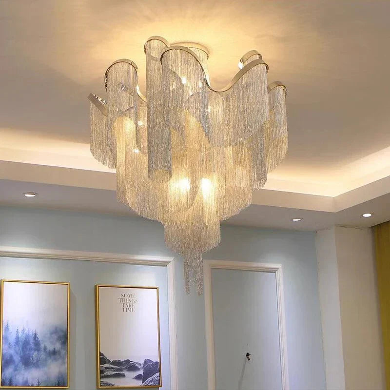 Lustres LED DecorBites™ pour salon, suspensions de décoration intérieure moderne