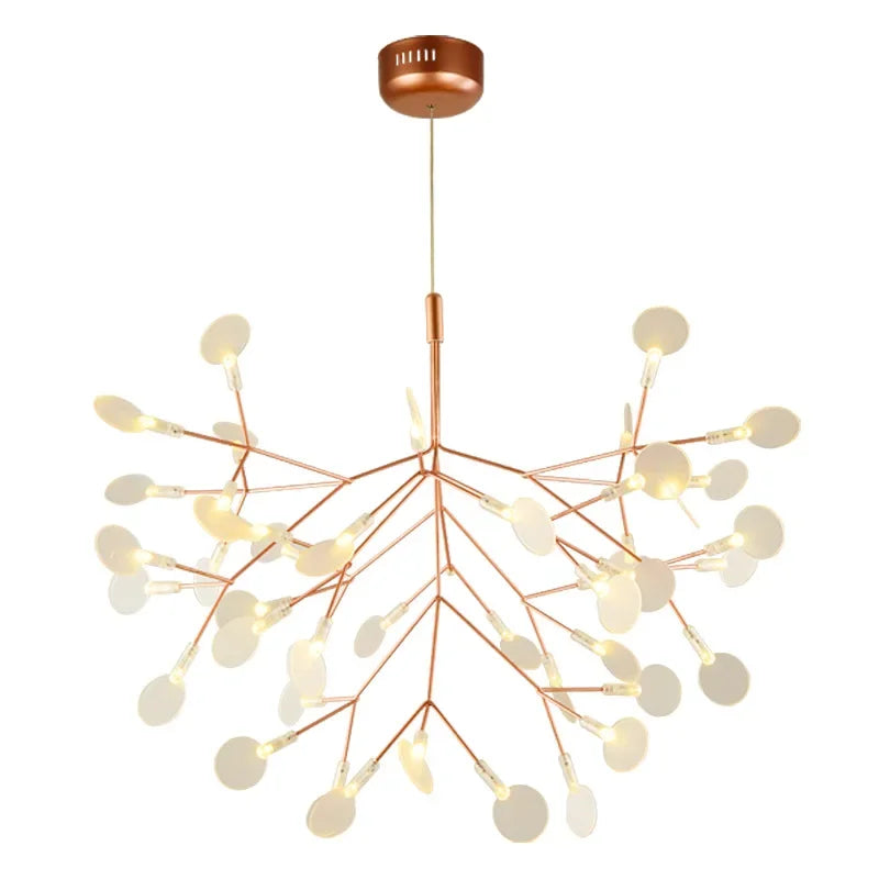 ثرية فروع LED من DecorBites™ للمطبخ وغرفة الطعام وغرفة النوم – مصباح تعليق على الطراز الاسكندنافي