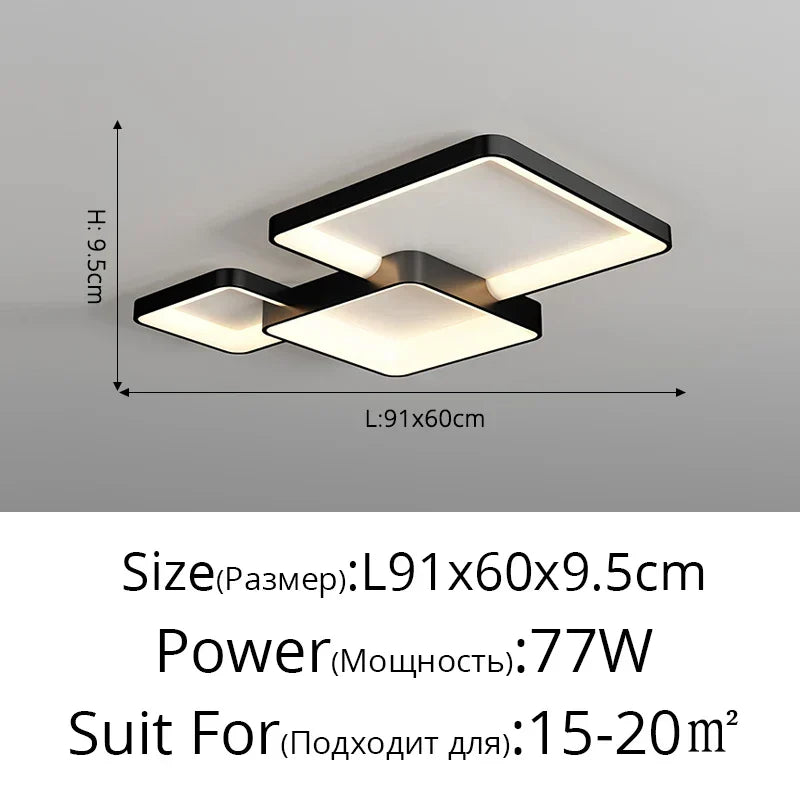 ثريا DecorBites™ LED: إضاءة داخلية عصرية لغرفة النوم، المطبخ، غرفة المعيشة، وغرفة الطعام
