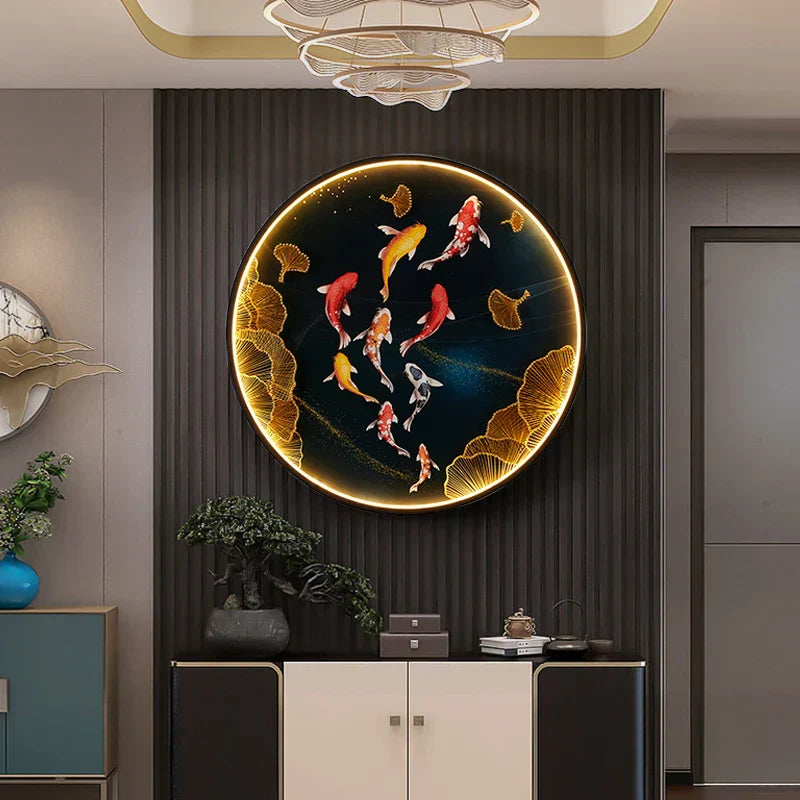مصابيح الحائط LED على شكل أسماك من DecorBites™: مصباح إضاءة إبداعي لغرفة النوم