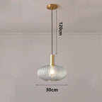 Modern Ring Glass Pendant Light