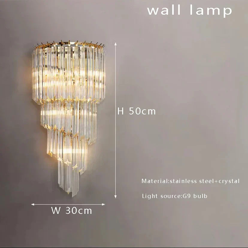 DecorBites™ Gray Crystal Black Standing Light - Modern Luxury Classic Living Room Decor