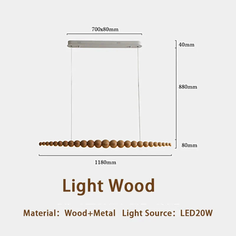مصابيح LED الخطية المعلقة DecorBites™ للمطبخ وغرفة الطعام وغرفة المعيشة والمكتب