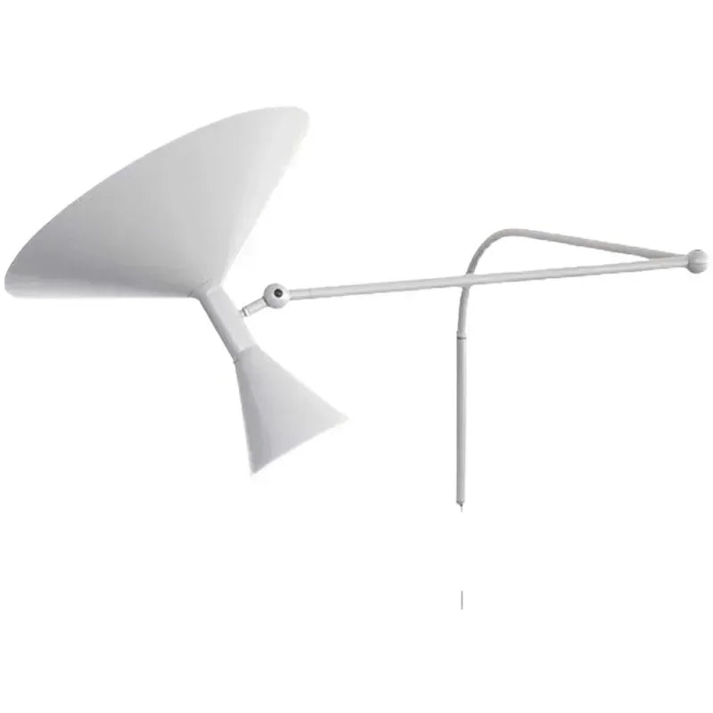 DecorBites™ Adjustable Long Arm Wall Lamp for Reading, Bedroom, LED Minimalist Swing Lighting