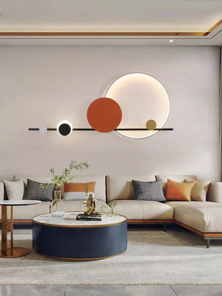 DecorBites™ Art Deco LED Wall Lights: Hotel Dining Room Sconce Stairs Aisle Corridor Lamp