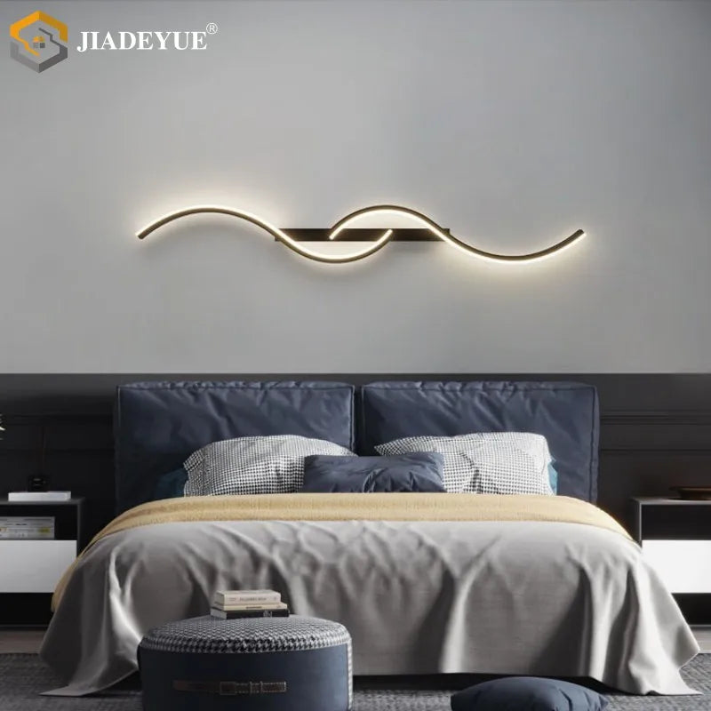مصباح جداري LED من DecorBites™ لغرفة المعيشة وغرفة النوم والإضاءة الداخلية