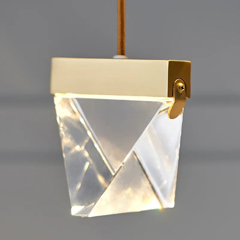 DecorBites™ Crystal Chandelier: Nordic Luxury Pendant Lights for Dining Room, Study Room, Kitchen & Bedroom
