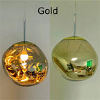 Nordic Lava Pendant Light in Plated PVC Finish