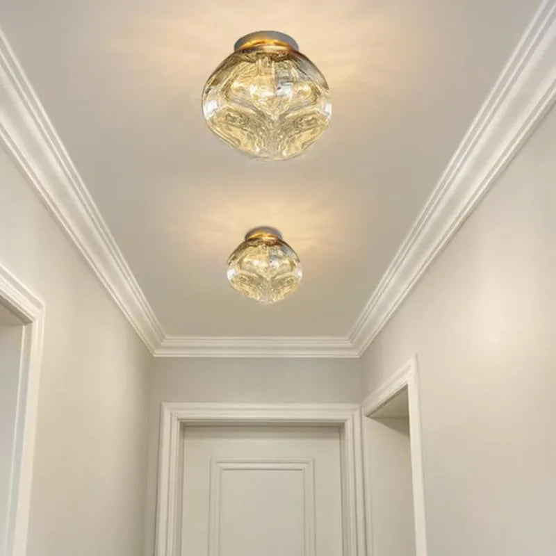 DecorBites™ مصباح حائط زجاجي Lava: تصميم إسكندنافي لديكور المنزل، غرفة المعيشة، غرفة النوم