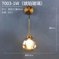DecorBites™ Glass Ball Gold LED Wall Sconce Modern Nordic Indoor Lamp Fixture
