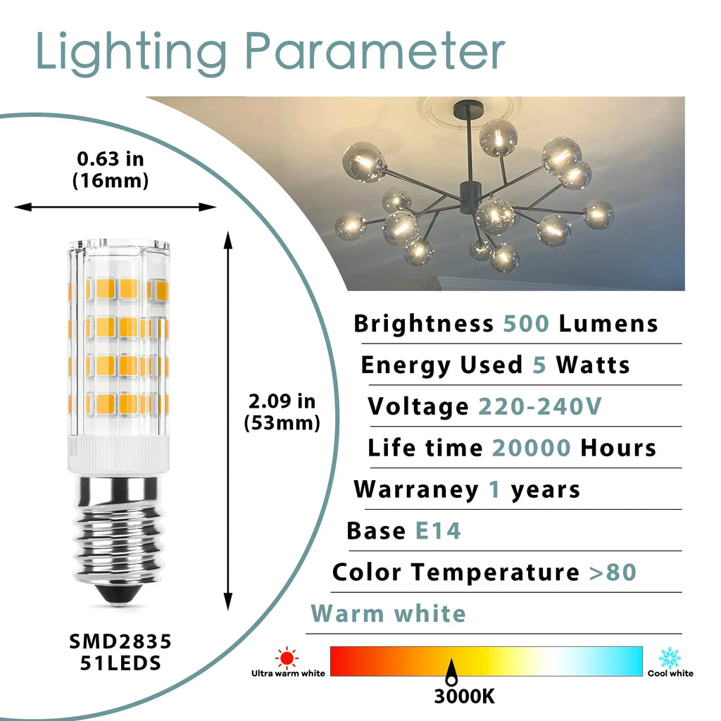 DecorBites™ G9 LED Corn Bulb 3W 5W 220V 3000K 6000K Silica Gel SMD2835 Chandelier Light