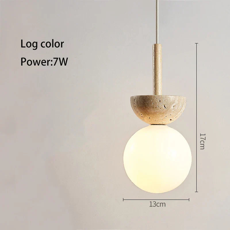 DecorBites™ Cream Style Led Pendant Lamp for Bedroom Decor