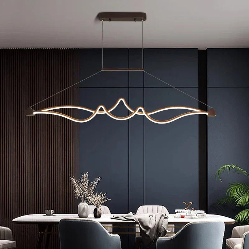 ثريات قلادة LED من DecorBites™ لديكور المنزل العصري والإضاءة الداخلية