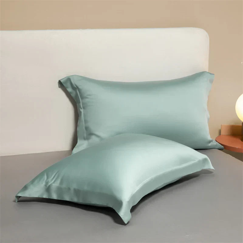 DecorBites™ Egyptian Cotton Pillowcase Set - Solid Color Pillow Shams Covers