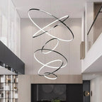 Nordic Acrylic Iron LED Pendant Light Chandelier