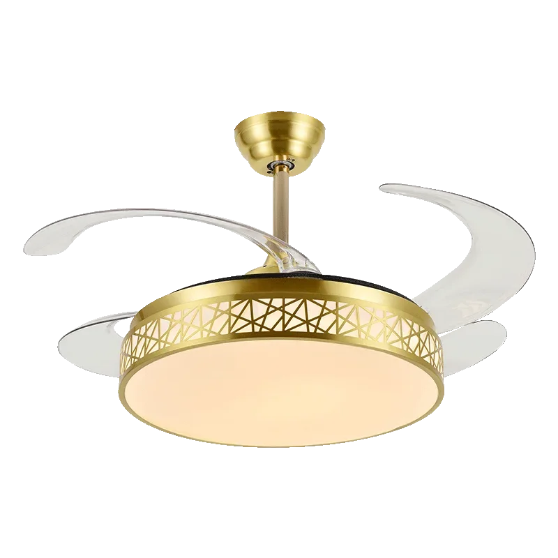 مروحة سقف DecorBites™ مزودة بمصابيح LED وجهاز تحكم عن بعد، أغطية مراوح مصنع بالجملة