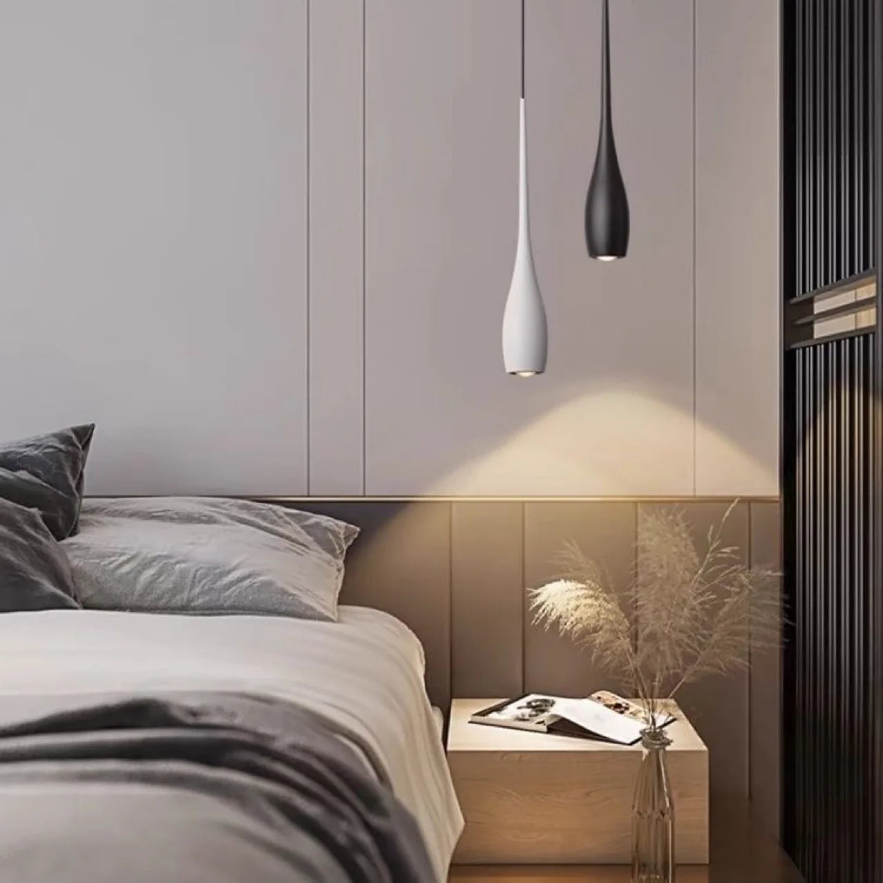 MARPOU Minimalist Adjustable Touch Pendant Light