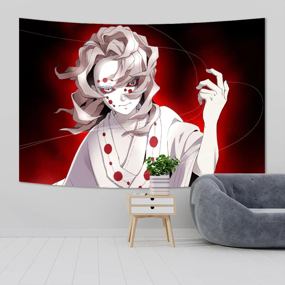DecorBites™ Demons Slayer Anime Cloth Wall Tapestry Room Decor