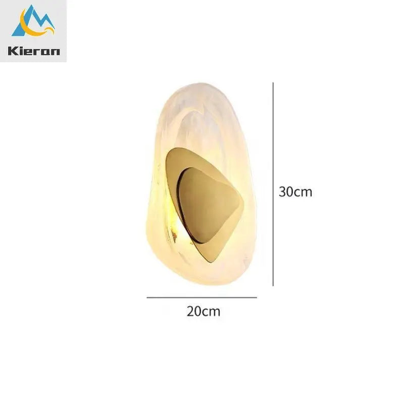 DecorBites™ Crystal LED Wall Lamp Modern Glass Wall Light for Living Room, Bedroom, Bathroom
