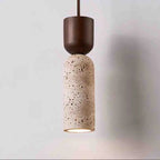 Wabi-Sabi Yellow Stone Pendant Light