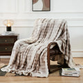 DecorBites™ Fuzzy Faux Fur Blanket - Cozy & Soft Reversible Throw for Sofa and Bed