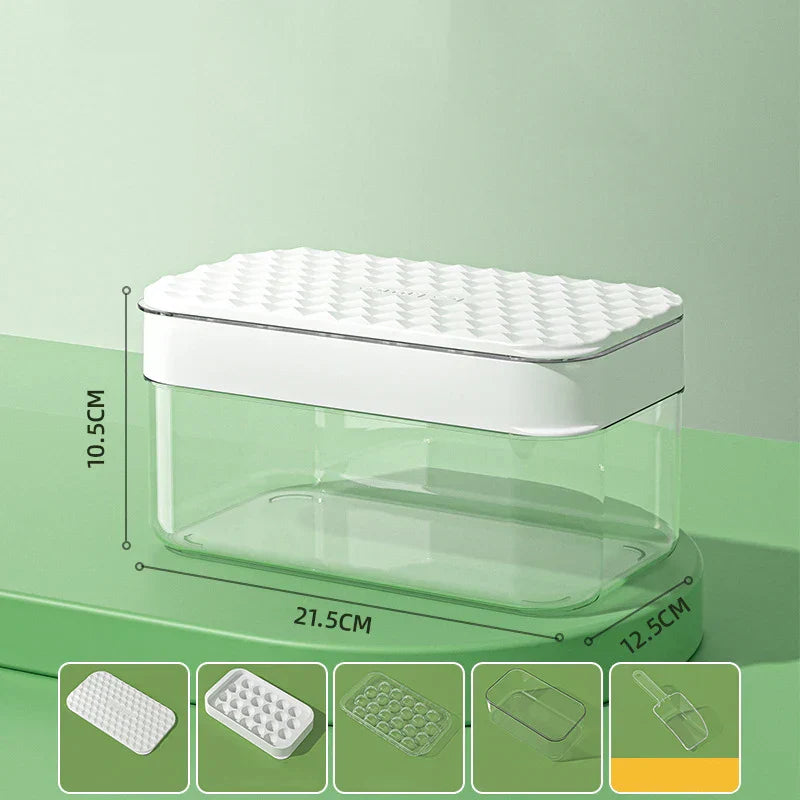 DecorBites™ Ice Mould Tray | Quick Demould Silicone Ice Box | Creative Kitchen Bar Freezer Drink Cooling