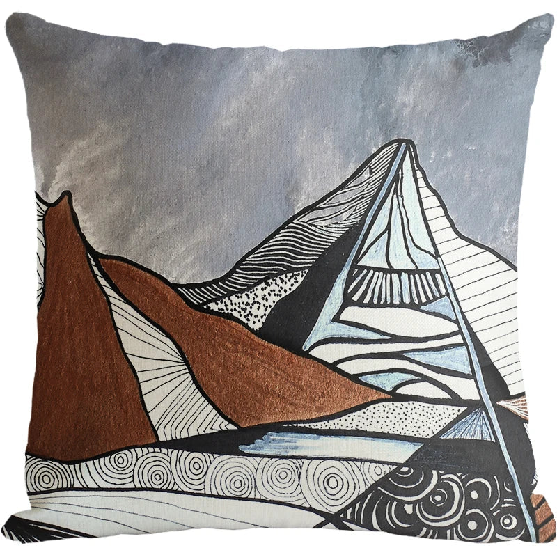 DecorBites™ Geometric Artist Sofa Cushion Cover - Luxe Home Decor