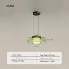 Nordic Glass Pendant Light in Green or Gray