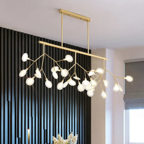 ثريا DecorBites™ Nordic Firefly LED 2024 - مثالية لغرفة المعيشة وغرفة النوم وغرفة الطعام