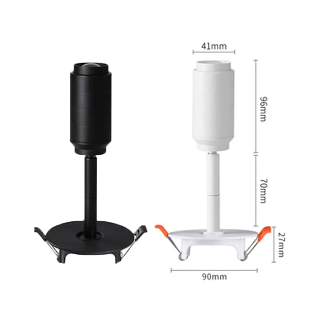 DecorBites™ Adjustable Beam LED Ceiling Lamp with Multi-Angle Track Lighting
