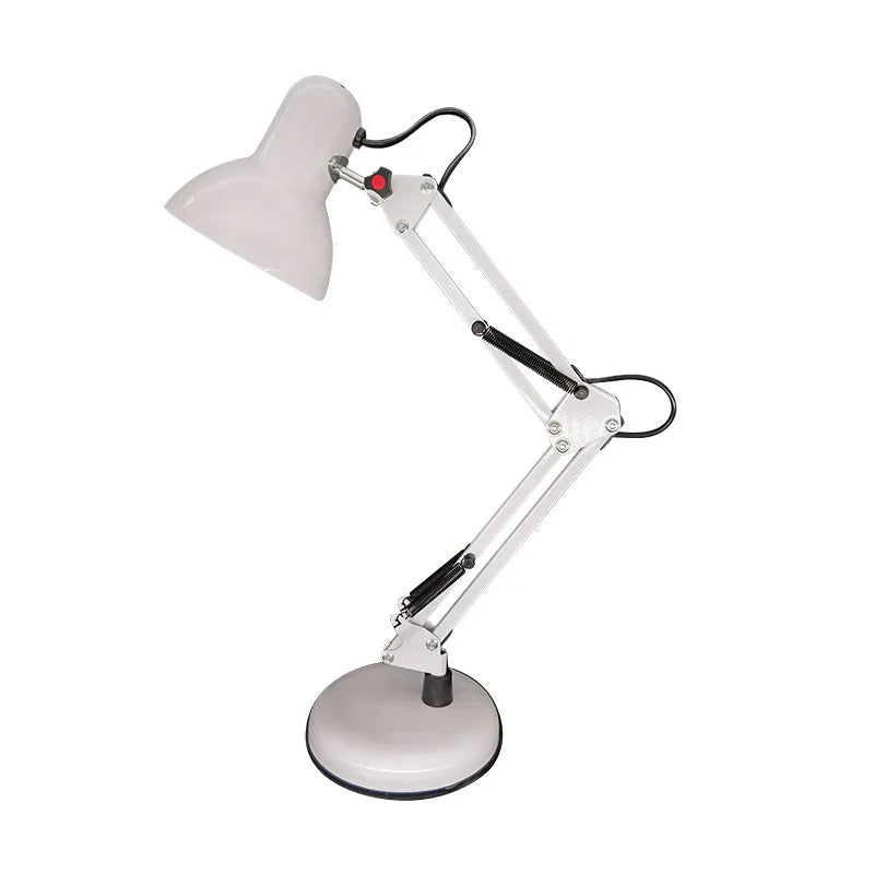 DecorBites™ Adjustable Swing Arm LED Desk Lamp with Switch for Office Reading and Bedside