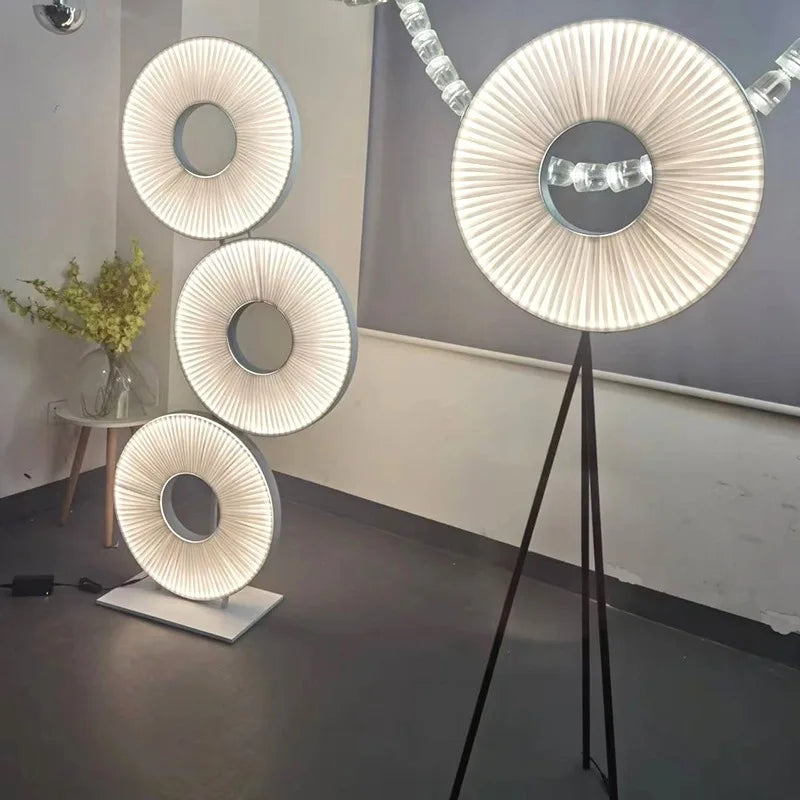 DecorBites™ Donut LED Pendant Light - Modern Minimalist Round Lamp for Bedroom Decor