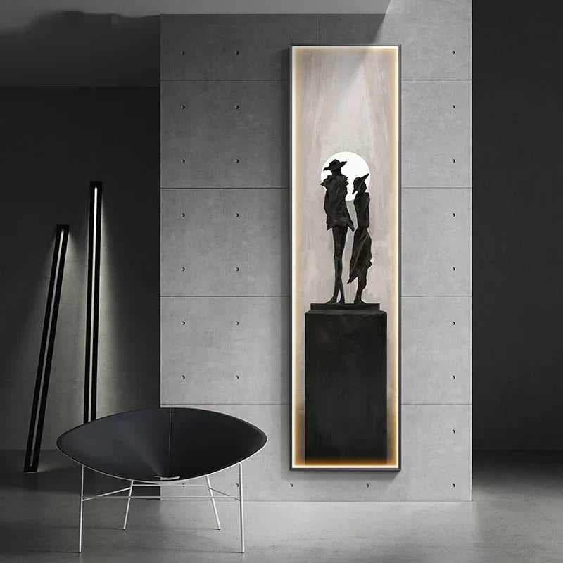 DecorBites™ Abstract Art LED Wall Lamp for Home Decor