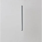 Slim Tube Aluminum Pendant Light in Brushed Nickel