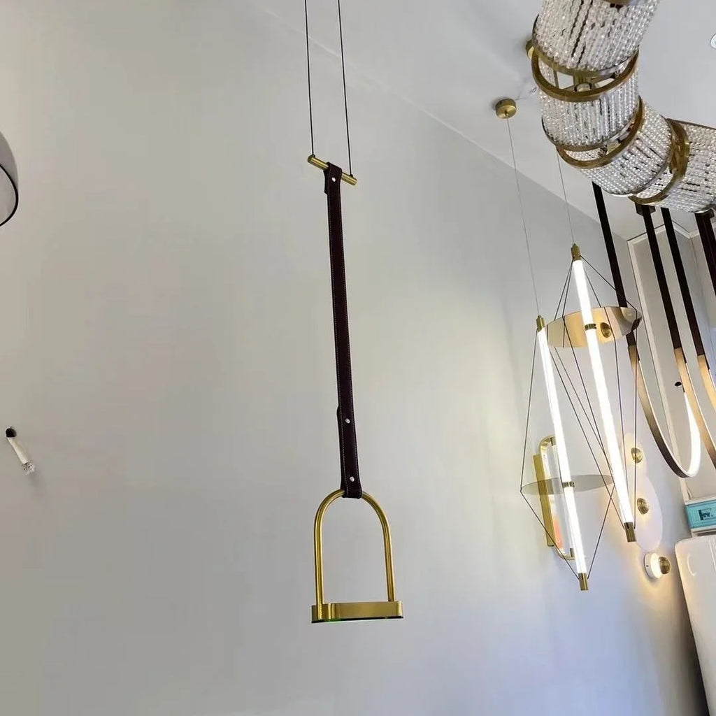 DecorBites™ Art Minimalist Belt Pendant Light for Living Room and Bedroom