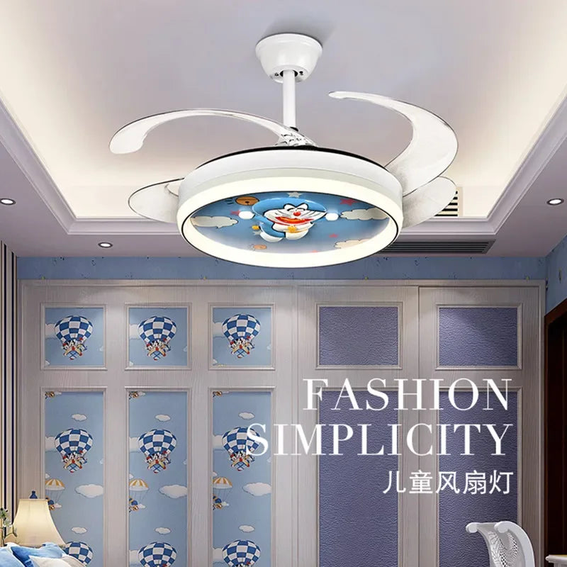 DecorBites™ Dimmable Smart Home LED Ceiling Fan Light with Remote Control
